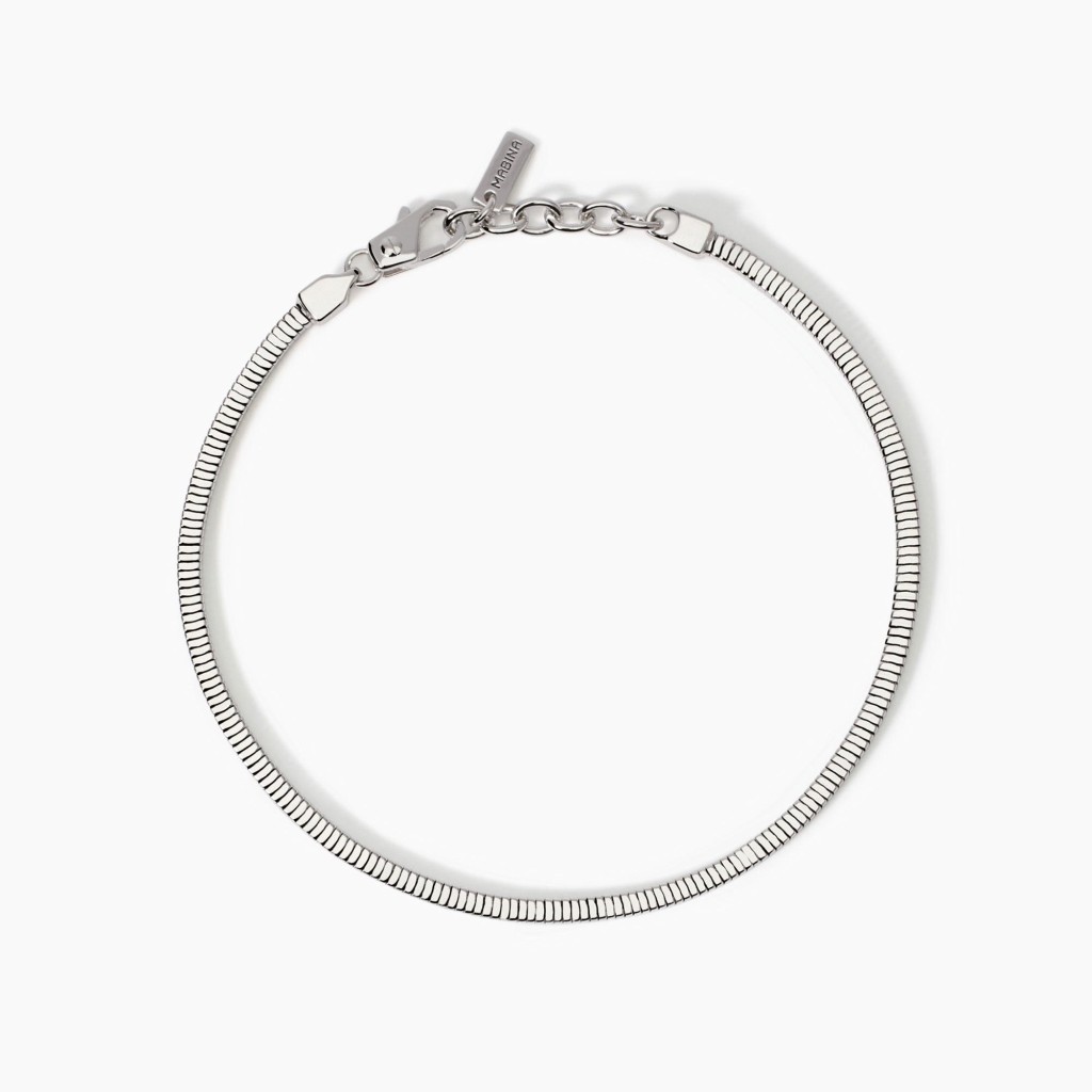 Bracciale da uomo con catena snake - MABINA