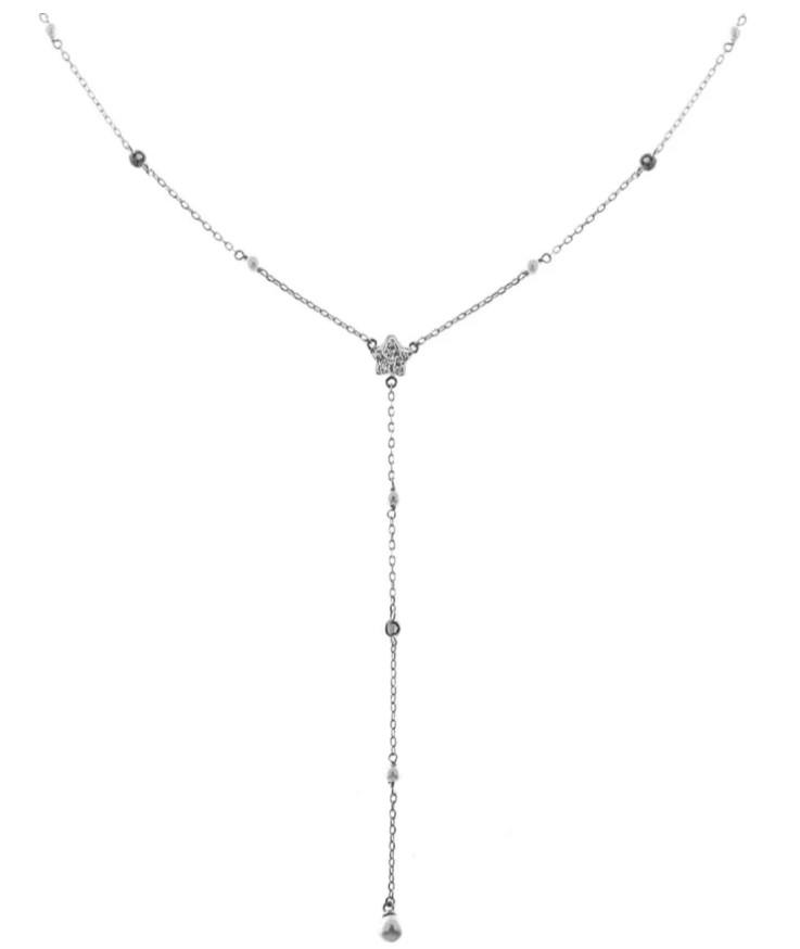 Collana con Zirconi e Perle - RUE DES MILLE