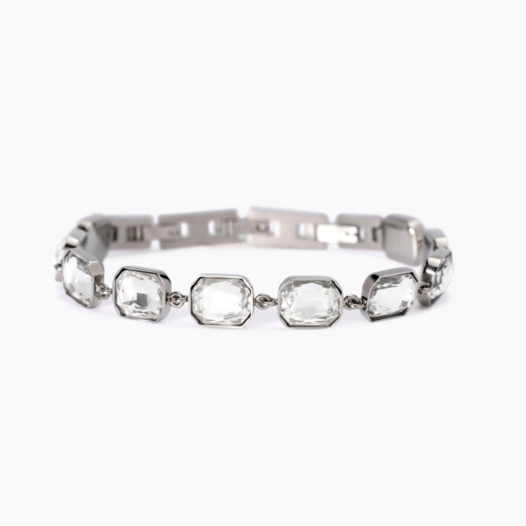 Bracciale con cristalli bianchi - KIDULT