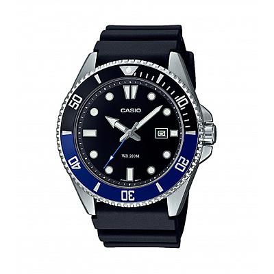 Oologio Uomo Casio Collection Acciaio Nero Blu - CASIO