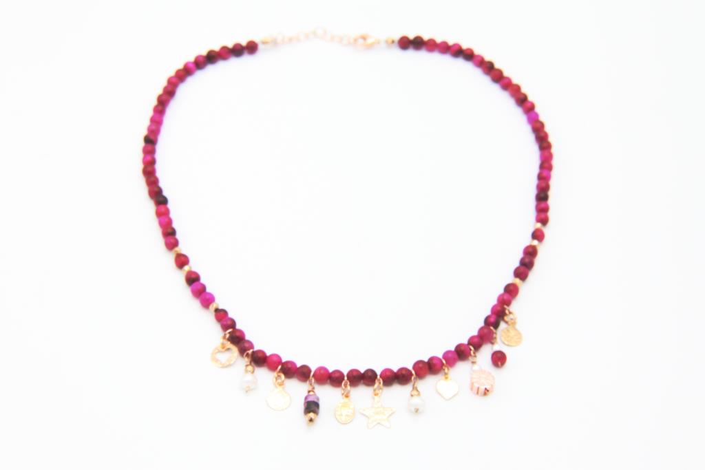 Collana Sacramore Firenze Pietre Fucsia - SACRAMORE FIRENZE