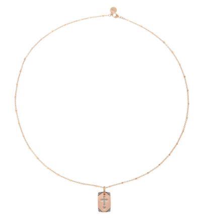 Collana Girocollo Rue des Mille  Medaglia Croce - RUE DES MILLE