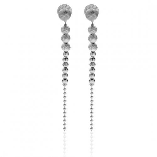 Orecchini Unoaerre in argento bianco - UNOAERRE