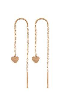 Orecchini Rue Des Mille Catenella E Cuori - RUE DES MILLE