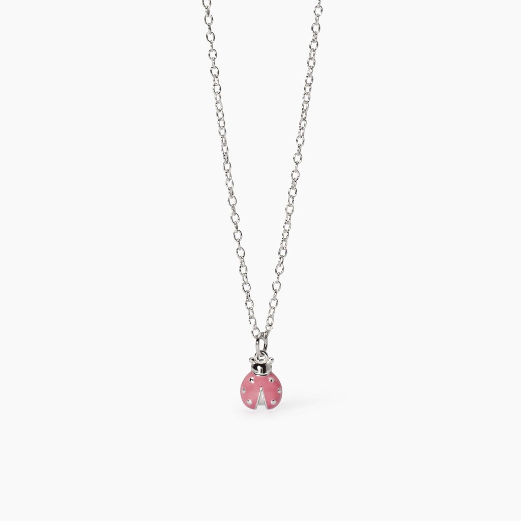 Girocollo da bambina con ciondolo coccinella - MABINA