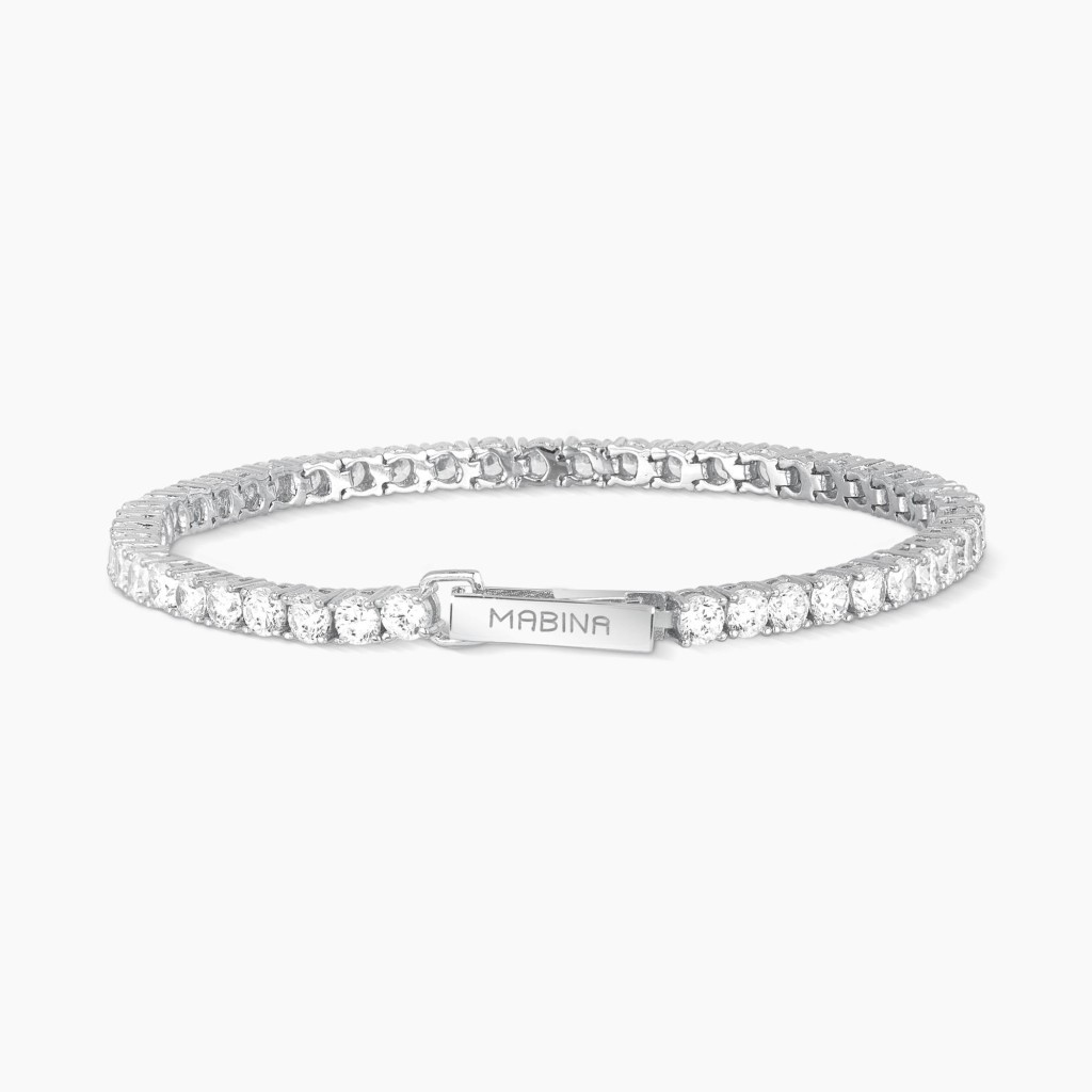 Bracciale tennis donna con zirconi - MABINA