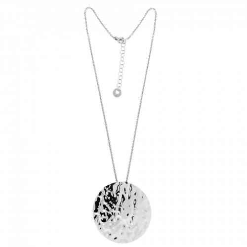Collana Medaglia Unoaerre in argento bianco - UNOAERRE