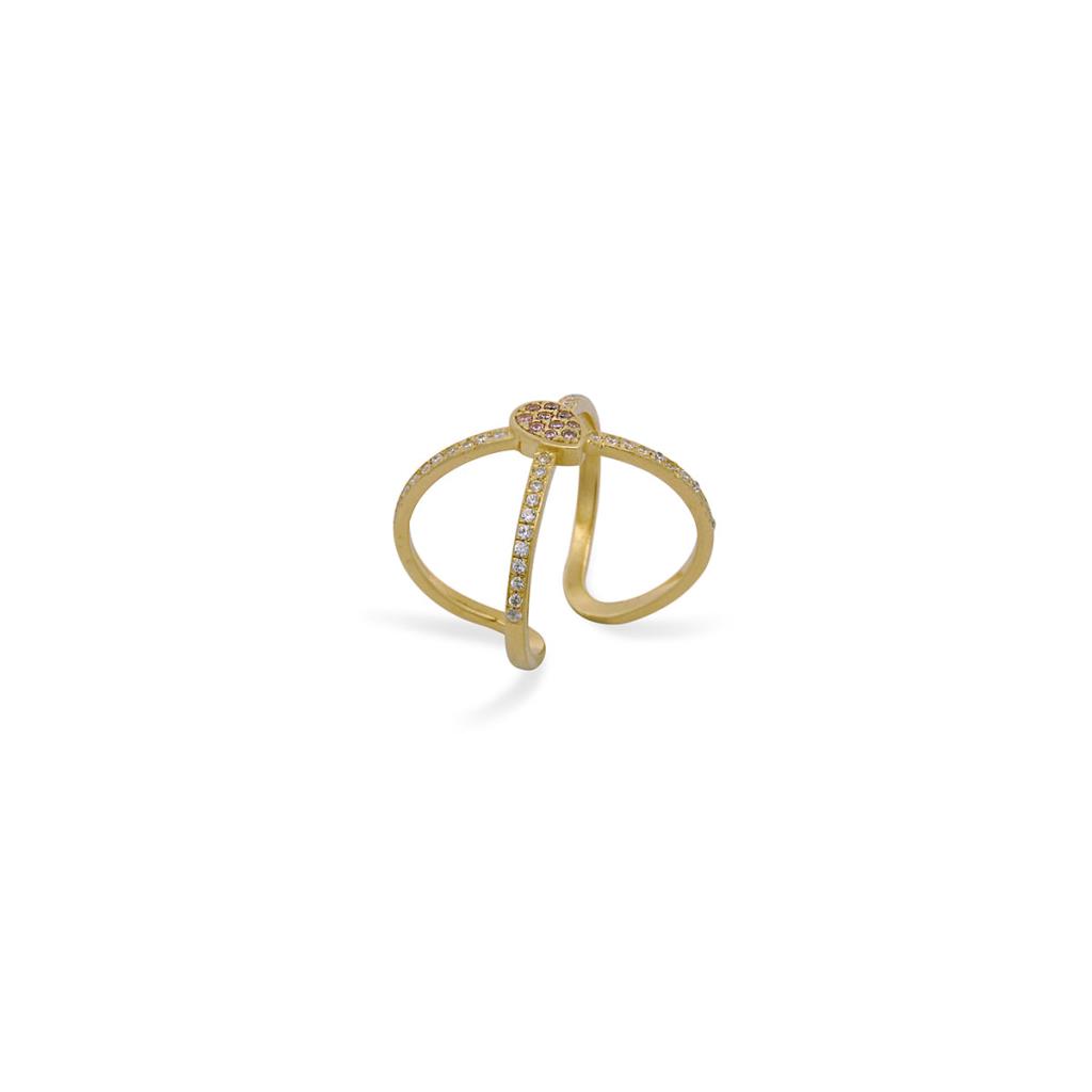 Anello Rue Des Mille Incrocio Drop RUE DES MILLE Gioielleria