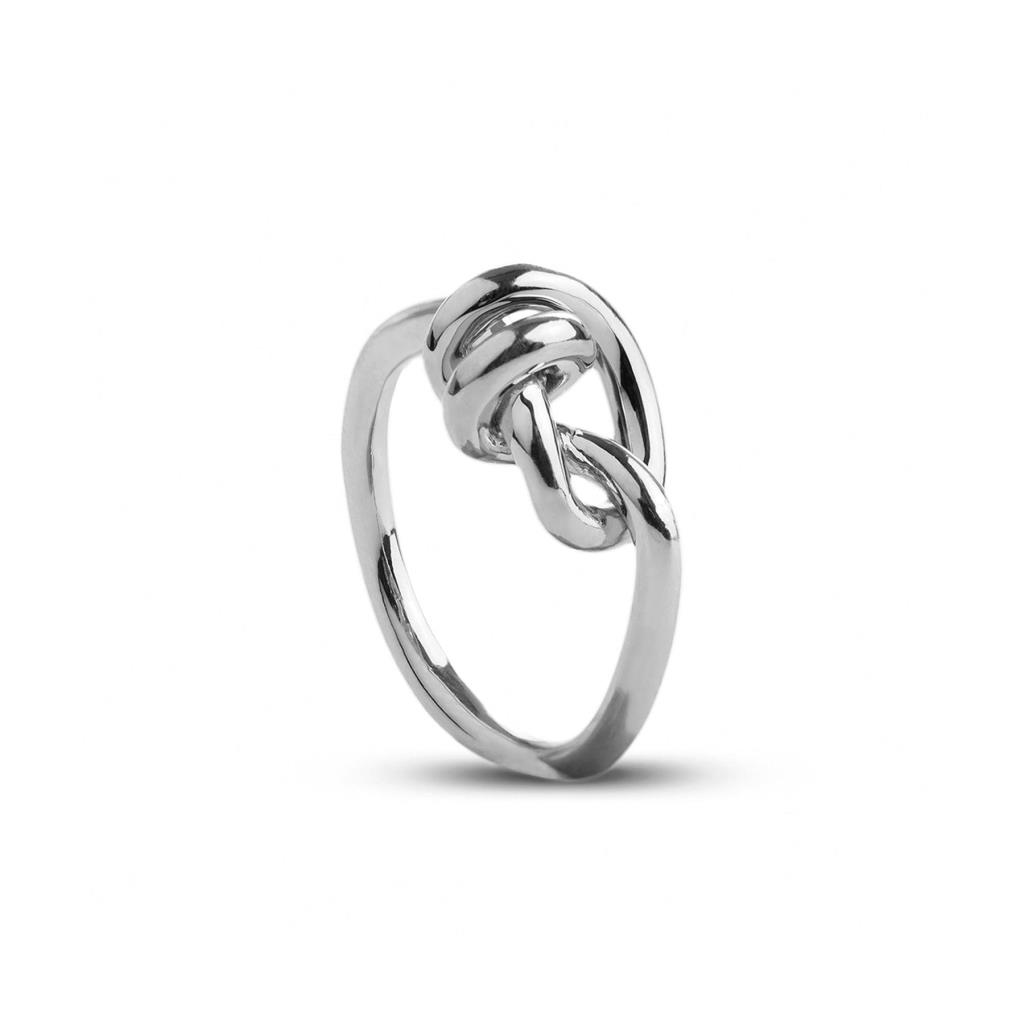 Anello Nodi d'Amore in Argento 925 - IL FILO DELLA VITA