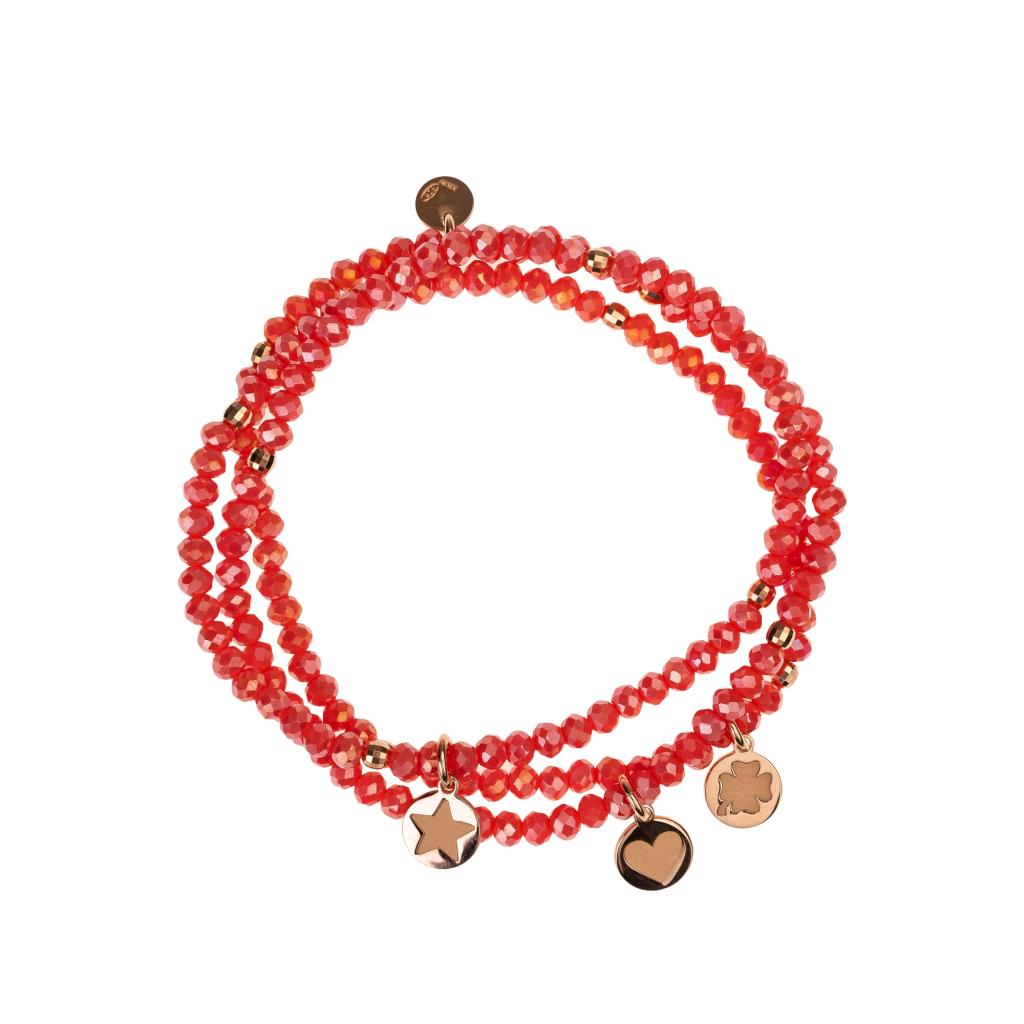 Rue Des Mille Braccialetto elastico - Gipsy Corallo - RUE DES MILLE