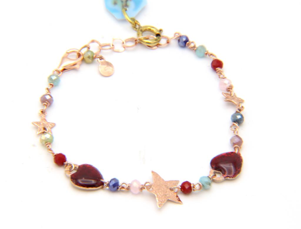 Bracciale Sacramore Firenze Doppio Cuore E Stella - SACRAMORE FIRENZE