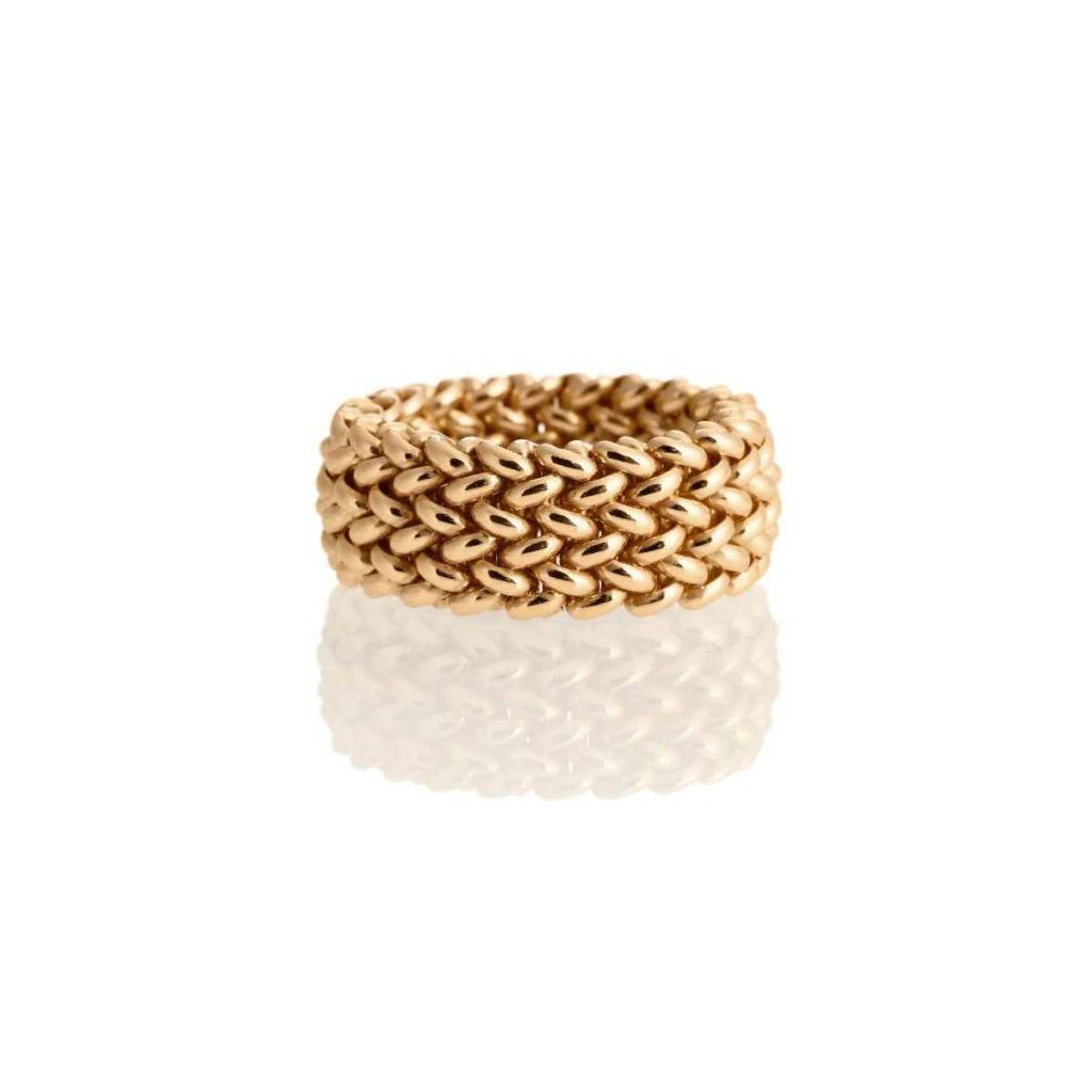 Anello chicco in argento giallo  - UNOAERRE
