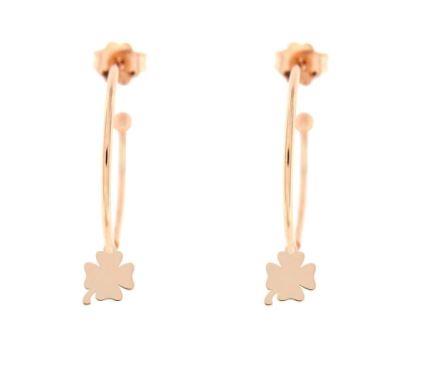 Orecchini Rue des Mille Cerchio Quadrifoglio - RUE DES MILLE