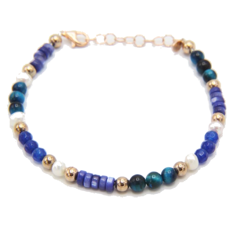 Bracciale Sacramore Firenze Cuore Pietre Blu - SACRAMORE FIRENZE