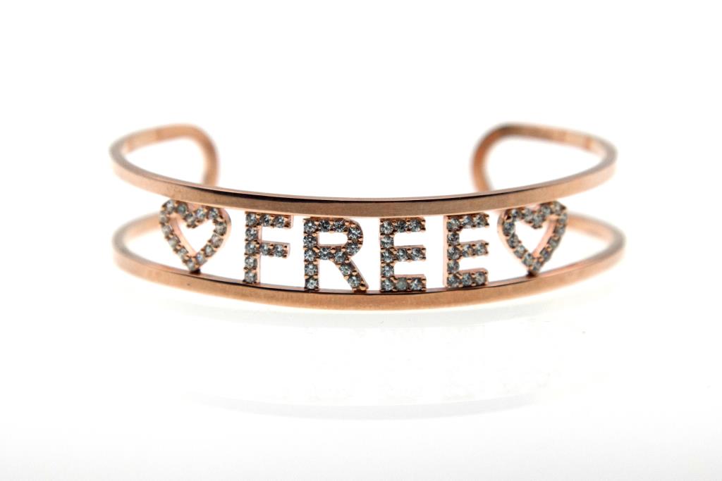 Bracciale Rigido Free - LORENZO SEGONI SILVER