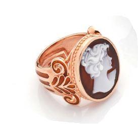 Anello Cameo Serie Pompea - CAMEO ITALIANO