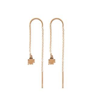 Orecchini Rue Des Mille Catenella E Quadrifoglio - RUE DES MILLE