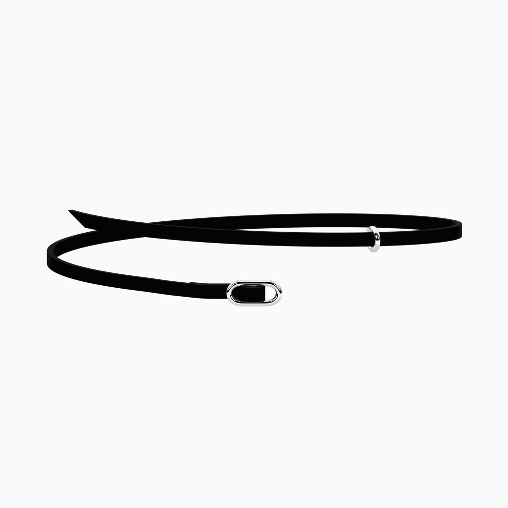 Choker-bracciale componibile in camoscio nero - KIDULT COMPONIBILE
