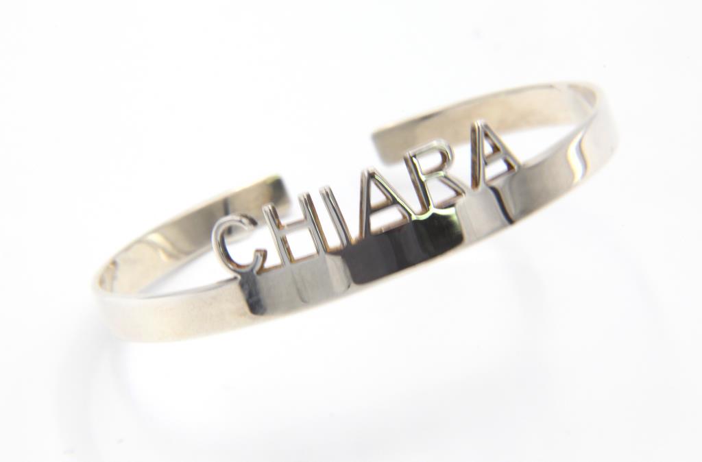 Bracciale Con Nome Chiara - LORENZO SEGONI SILVER