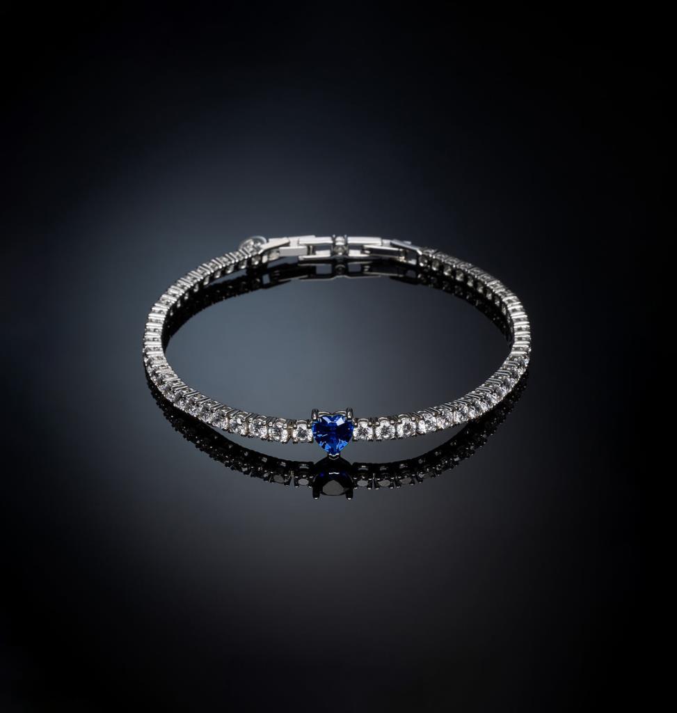Bracciale Tennis Chiara Ferragni First Love Blue - CHIARA FERRAGNI