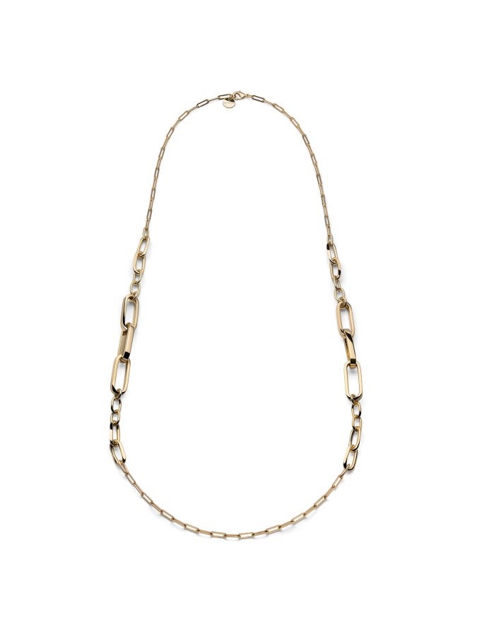 Collana catena lunga dorata - UNOAERRE