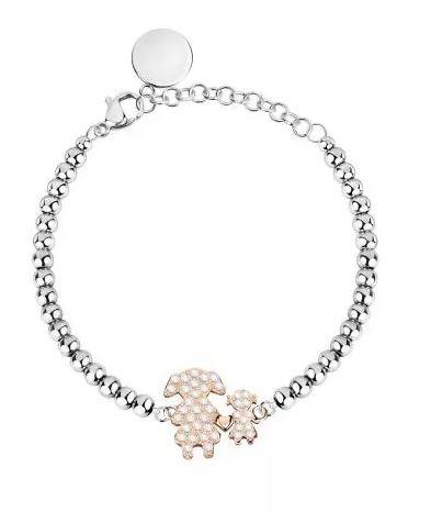 LOVE BR. BOULES +RG ELEMENTS W/CRYSTALS - MORELLATO