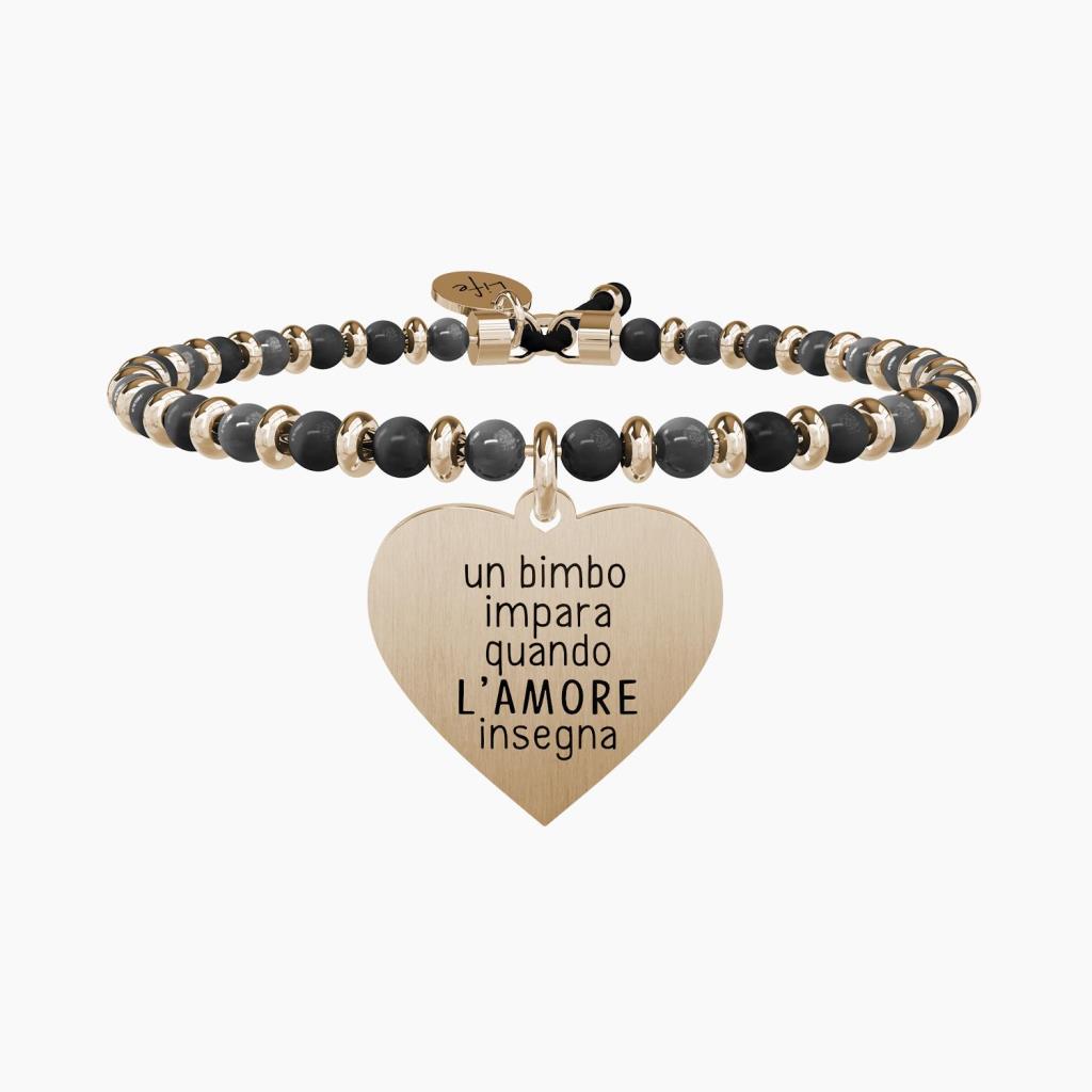 Bracciale Kidult "Un bimbo impara quando l'Amore insegna" - KIDULT