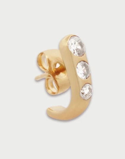 Mono-orecchino Triple Zirconia Mini - RUE DES MILLE