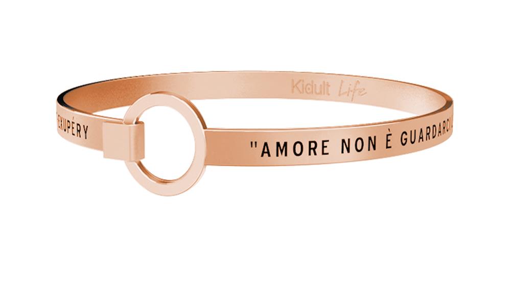 BRACCIALE IN ACCIAIO 316L E PVD ROS&Egrave; - KIDULT