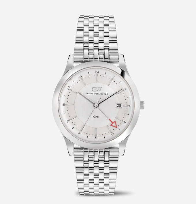 Pathfinder GMT 7-Link Frost-White Silver - DANIEL WELLINGTON