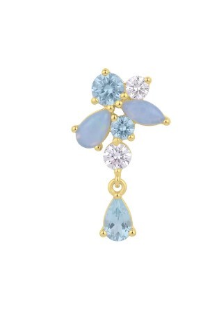 Orecchino Pendente Aquamarine - AMABILE