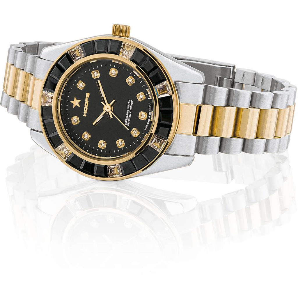 Orologio Hoops Monte Carlo Bicolore Black - HOOPS