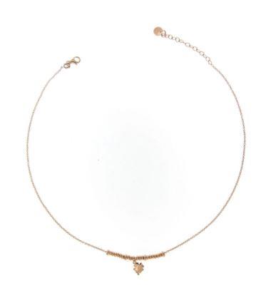 Collana Rue Des Mille Girocollo Micro Anelli E Quadrifolgio - RUE DES MILLE