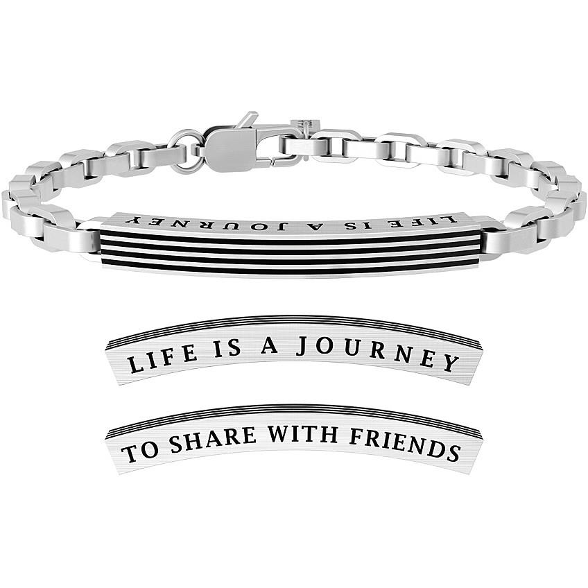 Bracciale Kidult Uomo life is a journey to share with a friends - KIDULT