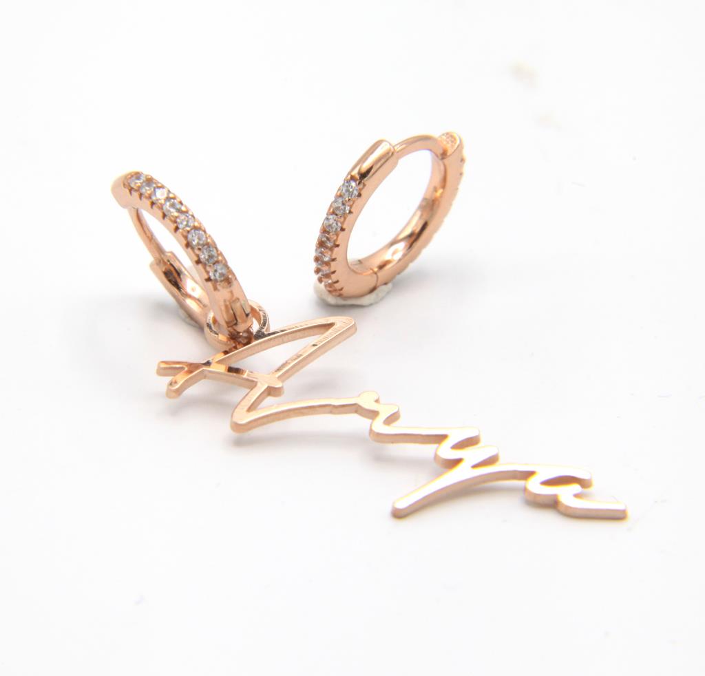 Orecchini Cerchietto Personalizzabili - LORENZO SEGONI SILVER