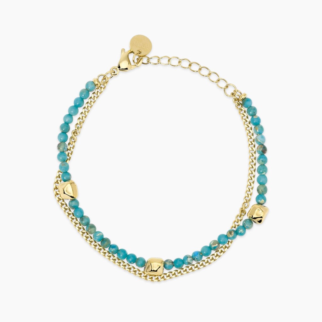 Bracciale regolabile con doppia catena - KIDULT