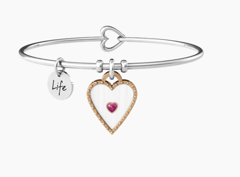 Bracciale Kidult Love Pietra Rossa - KIDULT