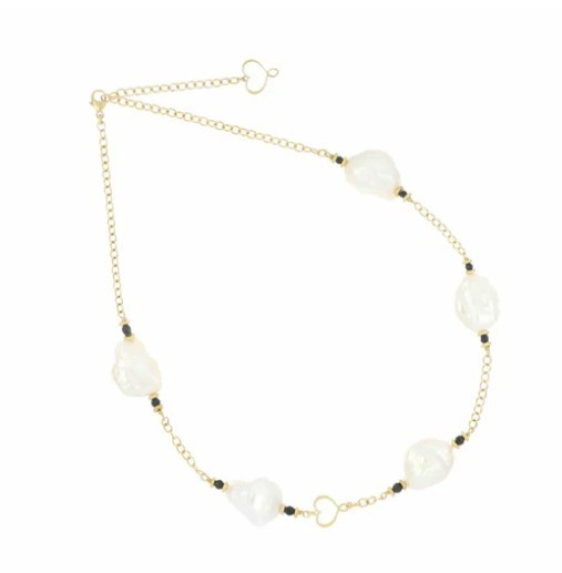 Maman et Sophie collana girocollo Perle & Cuori - MAMAN ET SOPHIE