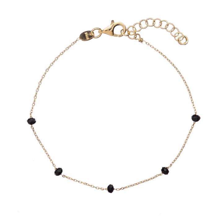 Bracciale Alisia Crystal Bead Nero - ALISIA