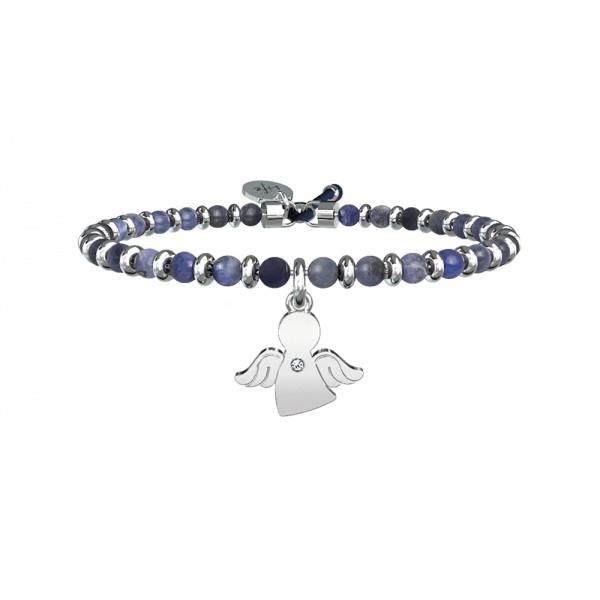 BRACCIALE SODALITE E ACCIAIO 316L - KIDULT