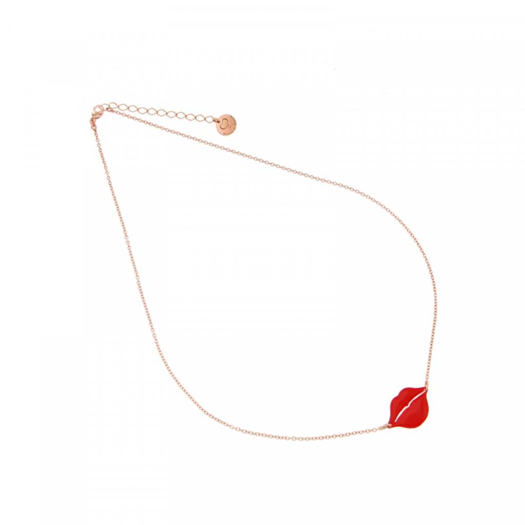 GIROCOLLO DI CATENA CON SOGGETTO SMALTATO PASSANTE - MISURA REGOLABILE - MAMAN ET SOPHIE