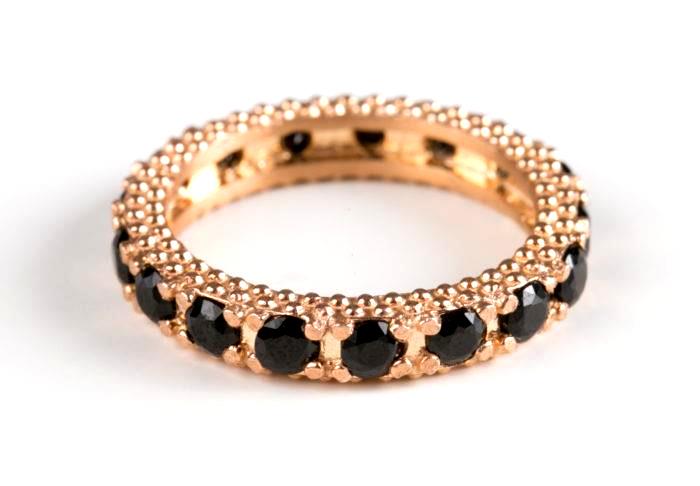 Anello Nelson Mini Marrakech Dorato Nero - NELSON