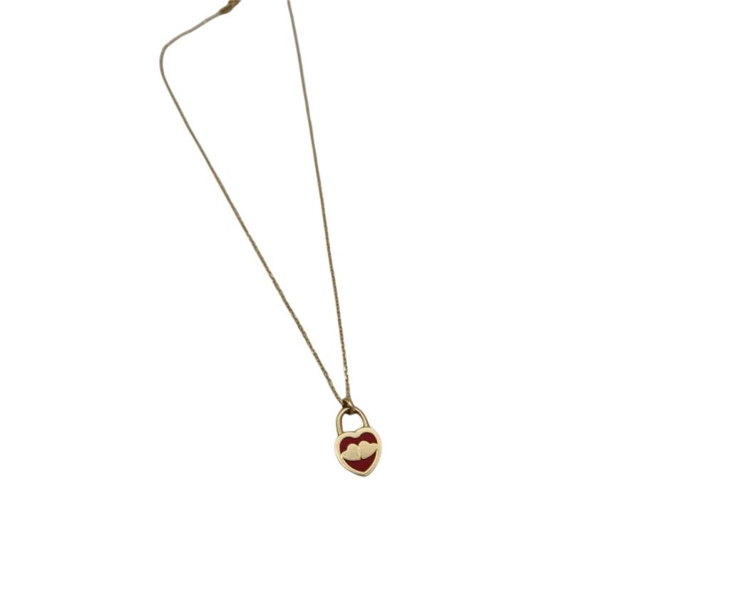 Collana Oro Giallo Cuore-Lucchetto - LORENZO SEGONI GOLD