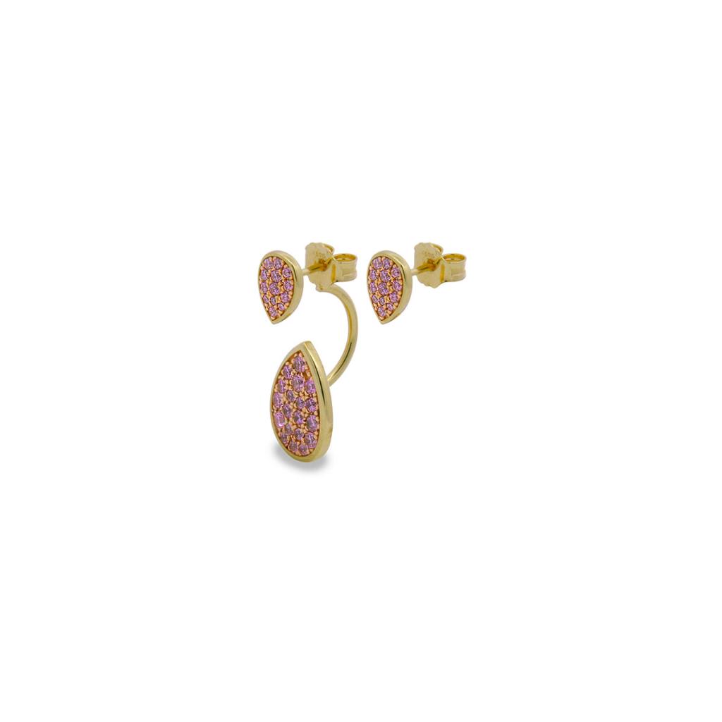 Orecchini Rue Des Mille Asimmetrici Double Drops - RUE DES MILLE
