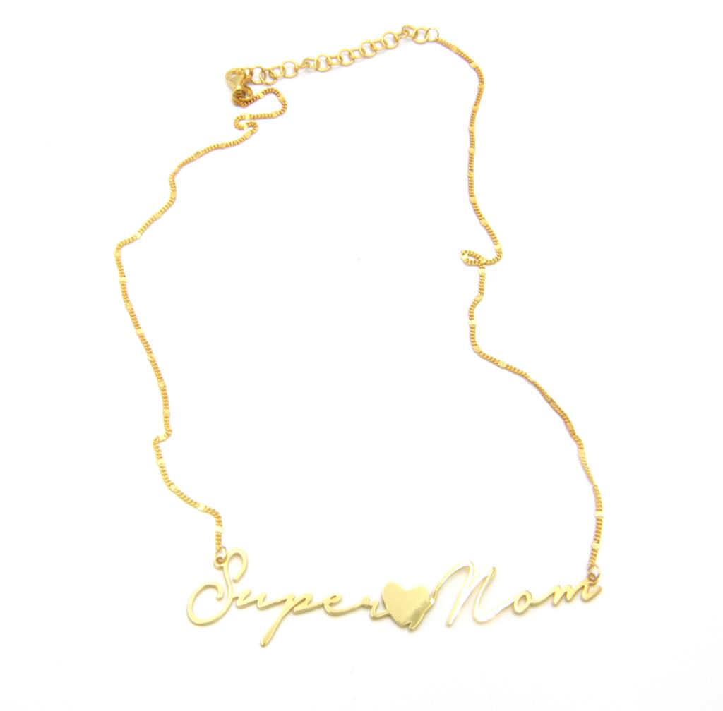 Collana "Super Mom"  Personalizzabile - LORENZO SEGONI SILVER