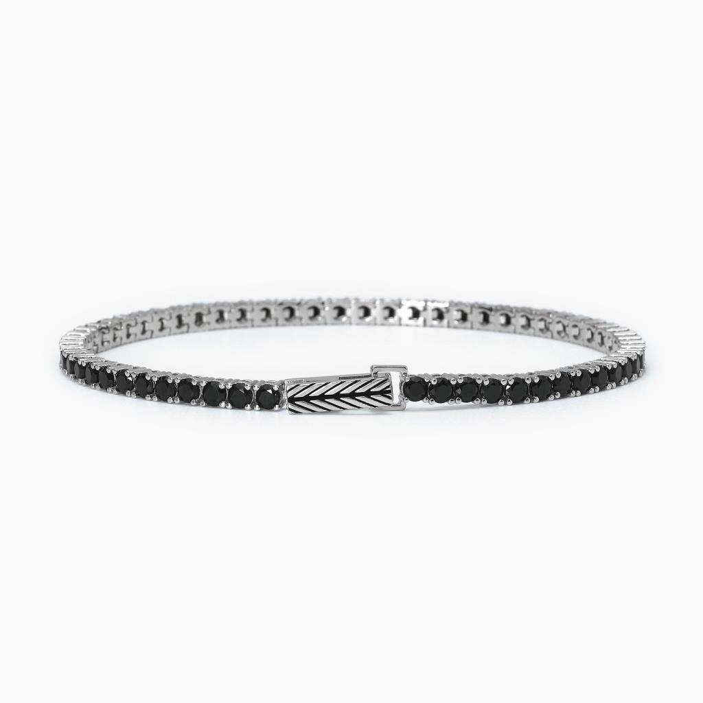 Bracciale Mabina Tennis nero - MABINA