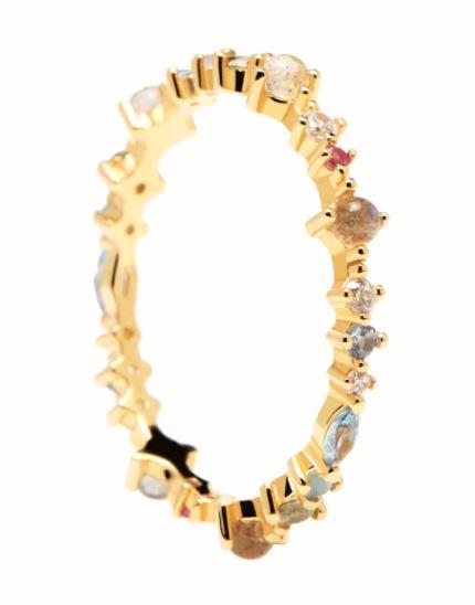 Anello P D Paola Multipietre - PDPAOLA