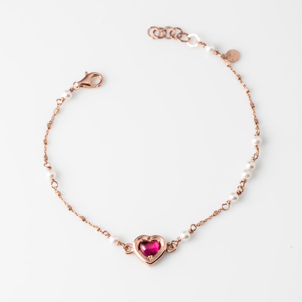 Bracciale Sacramore con Cuore Rosso  - SACRAMORE FIRENZE