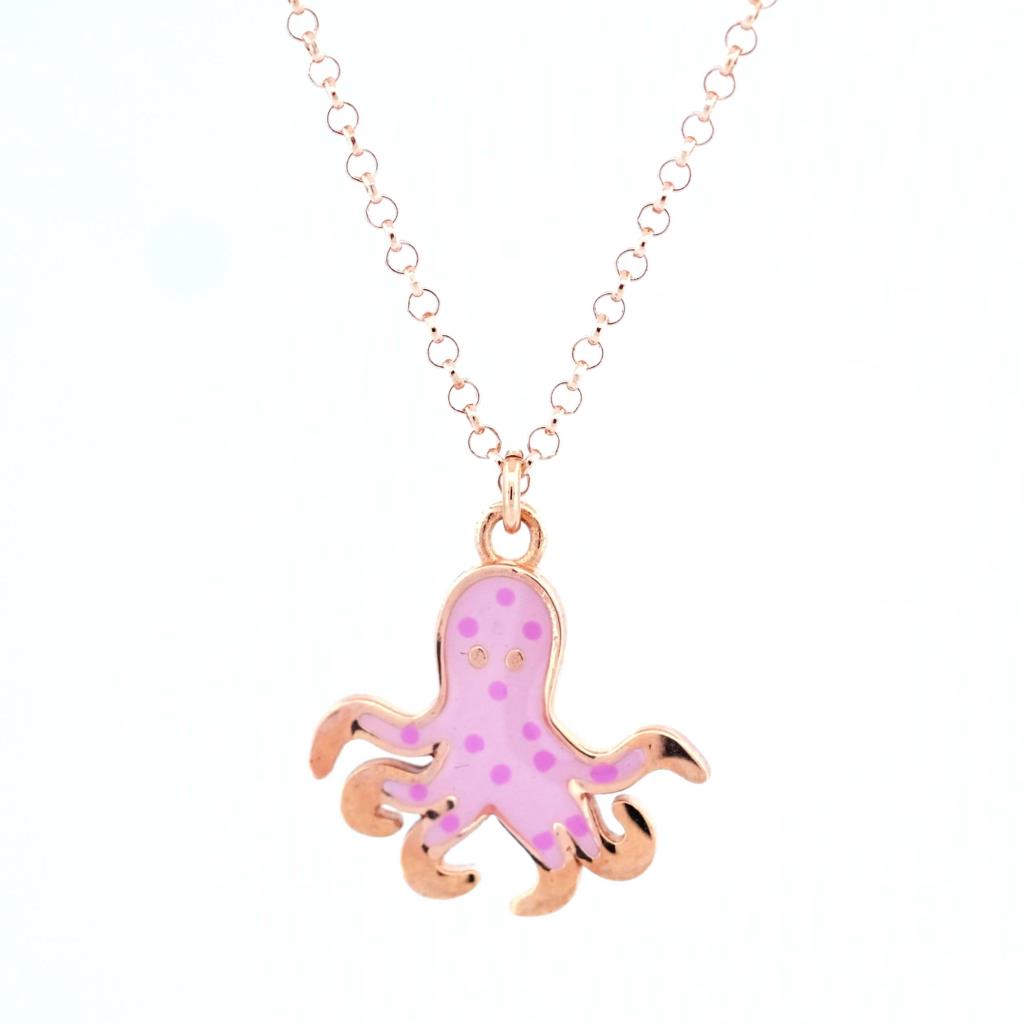 Collana Versari con Polpo smaltato - VERSARI ACCESSORIES
