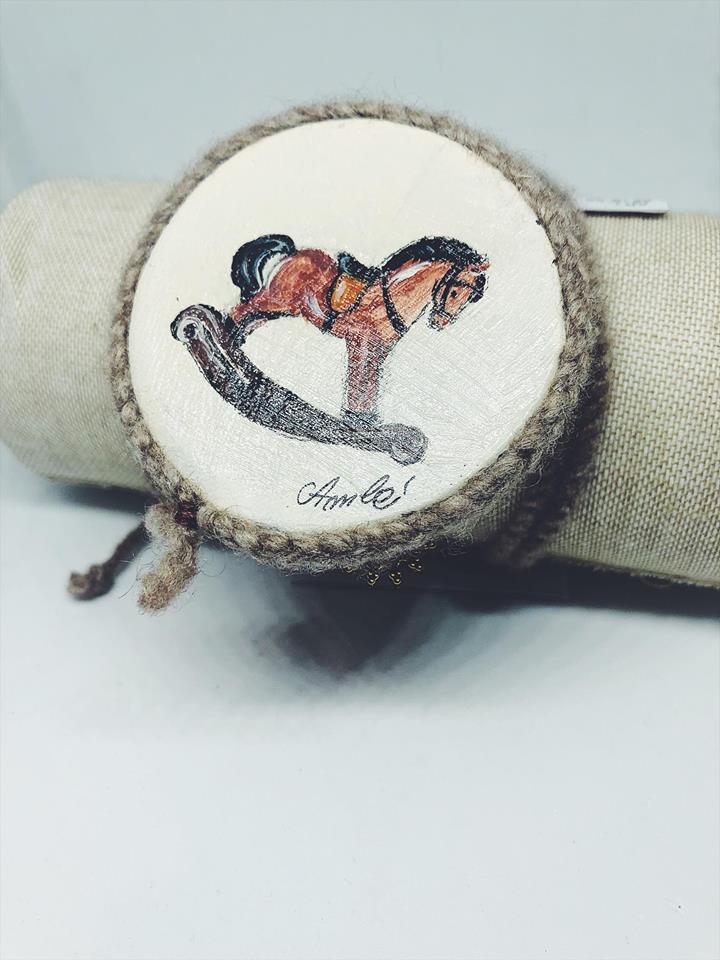 Collana Amle con Tamburo E Cavallo A Dondolo - AMLÉ